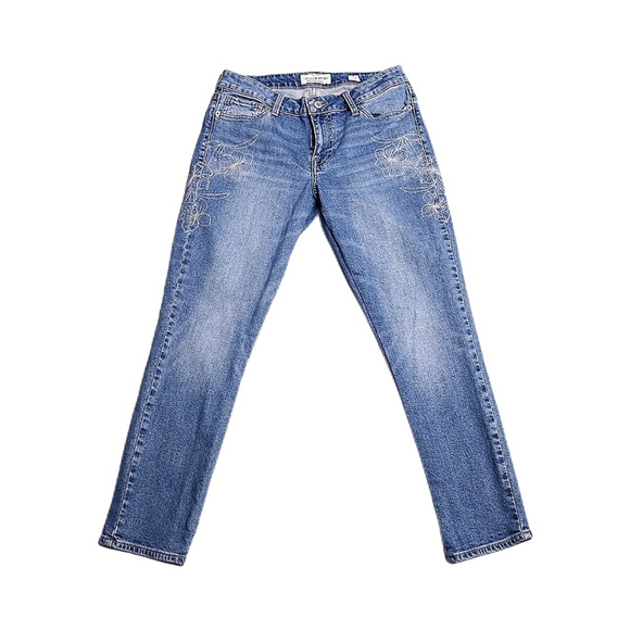 Lucky Brand Lolita Skinny Embellished Embroidered Ankle Length Jeans Size 6/28 - Picture 2 of 9